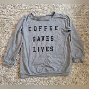 BiBi "Coffee Saves Lives" Sweatshirt